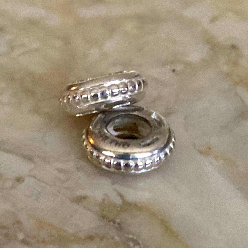 Michael Hill 925 Sterling Silver Charm Bracelet Spacers / 2 Matching